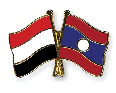 Fahnen Pins Jemen Laos