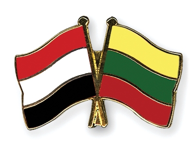 Fahnen Pins Jemen Litauen