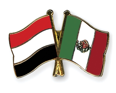 Fahnen Pins Jemen Mexiko