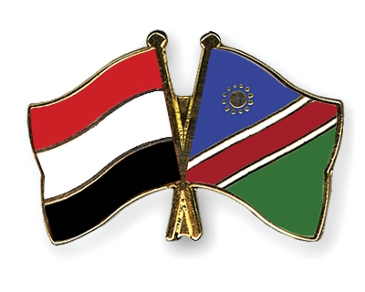 Fahnen Pins Jemen Namibia