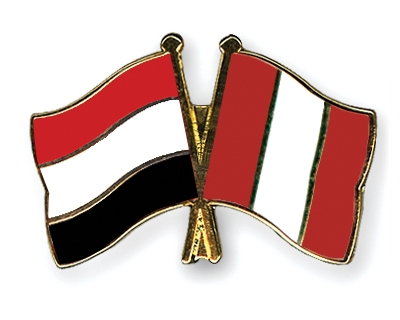 Fahnen Pins Jemen Peru