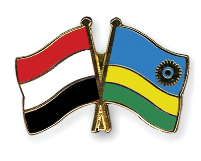Fahnen Pins Jemen Ruanda