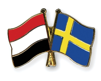 Fahnen Pins Jemen Schweden