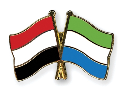 Fahnen Pins Jemen Sierra-Leone