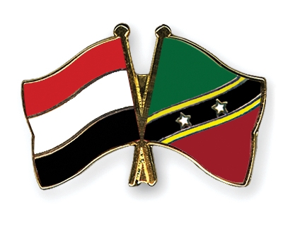 Fahnen Pins Jemen St-Kitts-und-Nevis