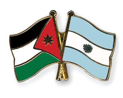 Fahnen Pins Jordanien Argentinien