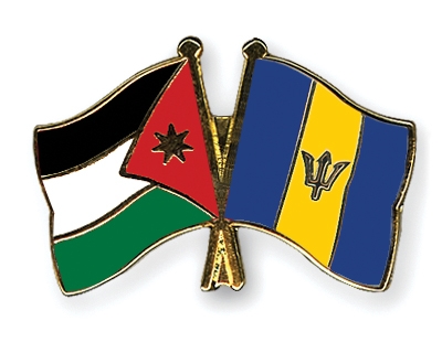 Fahnen Pins Jordanien Barbados