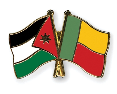 Fahnen Pins Jordanien Benin