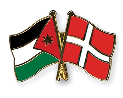 Fahnen Pins Jordanien Dnemark