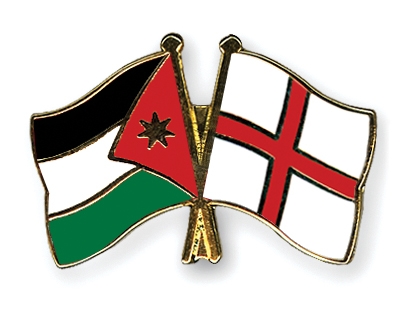 Fahnen Pins Jordanien England