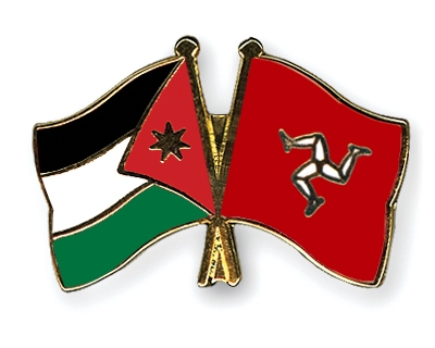 Fahnen Pins Jordanien Isle-of-Man