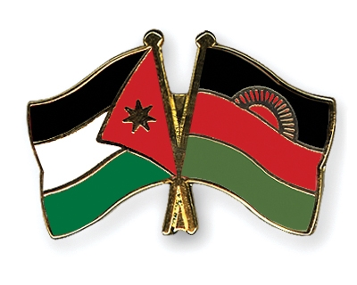 Fahnen Pins Jordanien Malawi