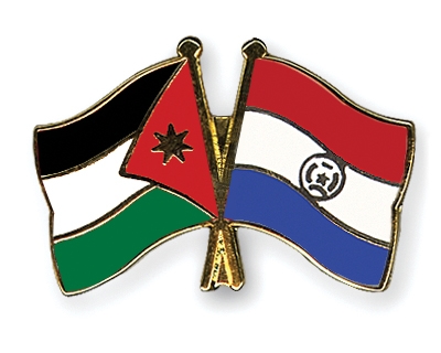 Fahnen Pins Jordanien Paraguay