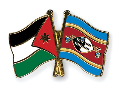 Fahnen Pins Jordanien Swasiland