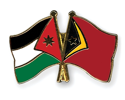 Fahnen Pins Jordanien Timor-Leste