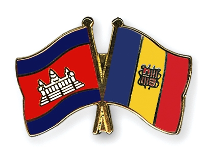 Fahnen Pins Kambodscha Andorra