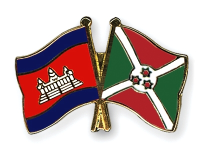 Fahnen Pins Kambodscha Burundi