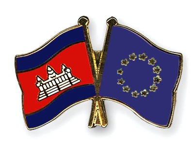 Fahnen Pins Kambodscha Europa