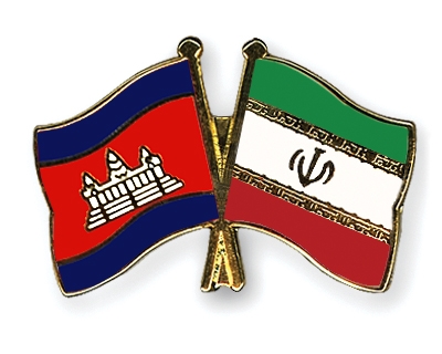 Fahnen Pins Kambodscha Iran