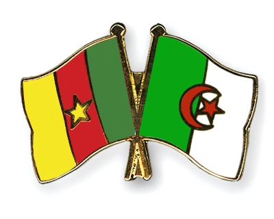 Fahnen Pins Kamerun Algerien