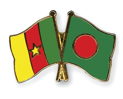 Fahnen Pins Kamerun Bangladesch