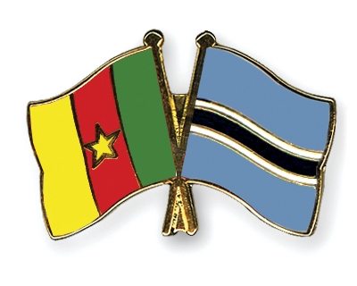 Fahnen Pins Kamerun Botsuana