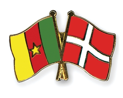 Fahnen Pins Kamerun Dnemark