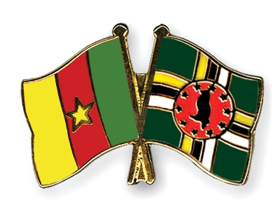 Fahnen Pins Kamerun Dominica