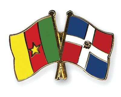 Fahnen Pins Kamerun Dominikanische-Republik