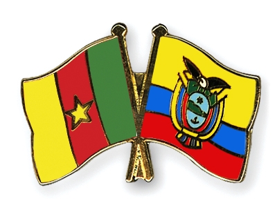 Fahnen Pins Kamerun Ecuador