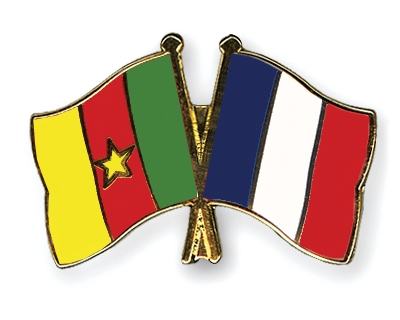 Fahnen Pins Kamerun Frankreich