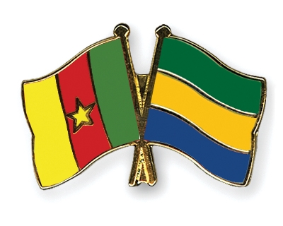 Fahnen Pins Kamerun Gabun