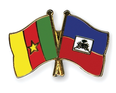 Fahnen Pins Kamerun Haiti