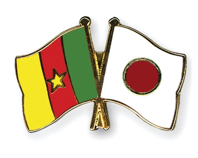 Fahnen Pins Kamerun Japan