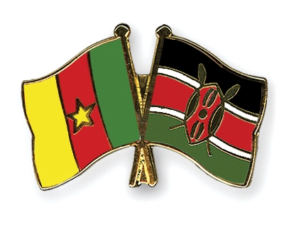 Fahnen Pins Kamerun Kenia