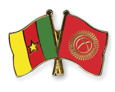 Fahnen Pins Kamerun Kirgisistan