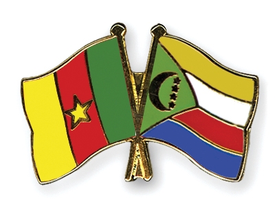 Fahnen Pins Kamerun Komoren