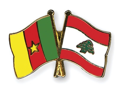 Fahnen Pins Kamerun Libanon