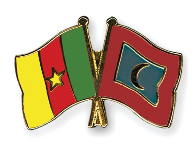 Fahnen Pins Kamerun Malediven