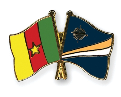 Fahnen Pins Kamerun Marshallinseln