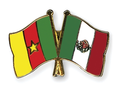 Fahnen Pins Kamerun Mexiko