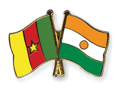 Fahnen Pins Kamerun Niger