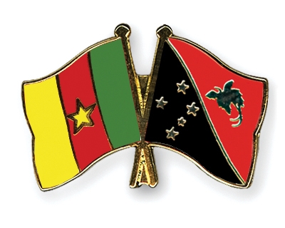 Fahnen Pins Kamerun Papua-Neuguinea