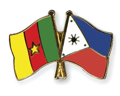 Fahnen Pins Kamerun Philippinen