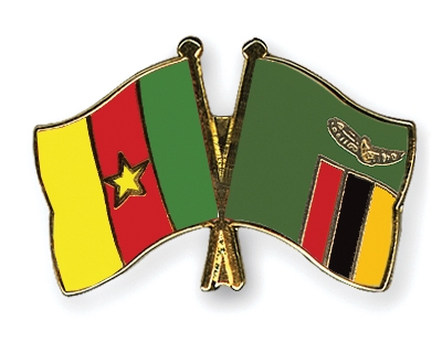 Fahnen Pins Kamerun Sambia
