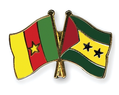 Fahnen Pins Kamerun Sao-Tome-und-Principe