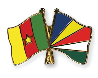 Fahnen Pins Kamerun Seychellen