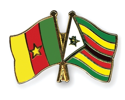 Fahnen Pins Kamerun Simbabwe