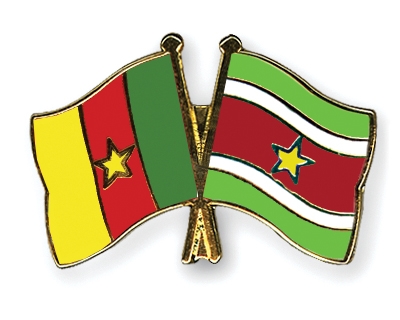 Fahnen Pins Kamerun Surinam