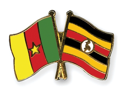 Fahnen Pins Kamerun Uganda